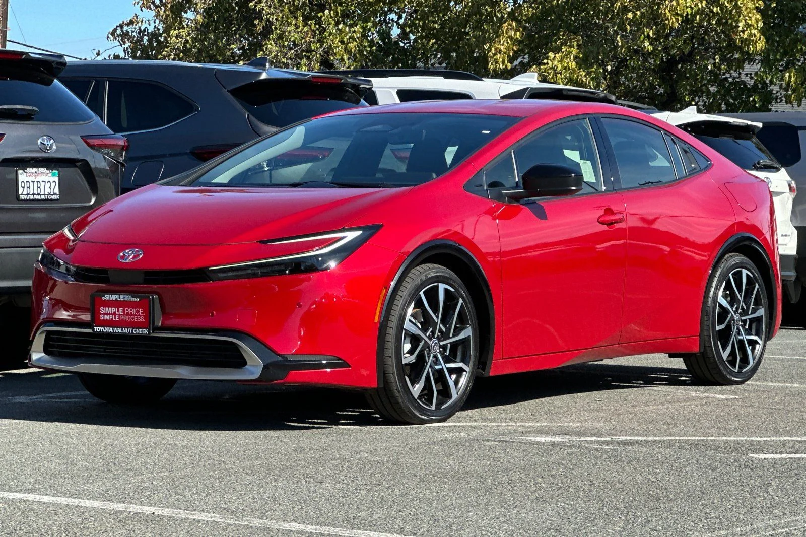 New 2026 Red Toyota XSE image 2