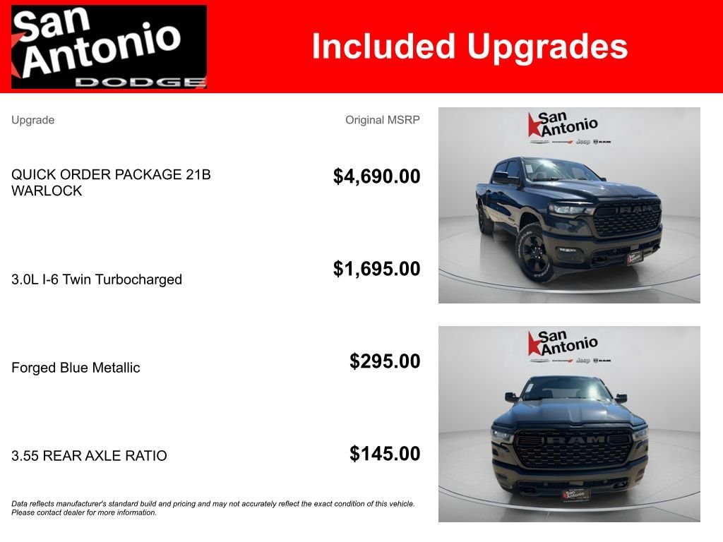New 2026 Forged Blue Metallic Exterior Paint RAM Tradesman image 6