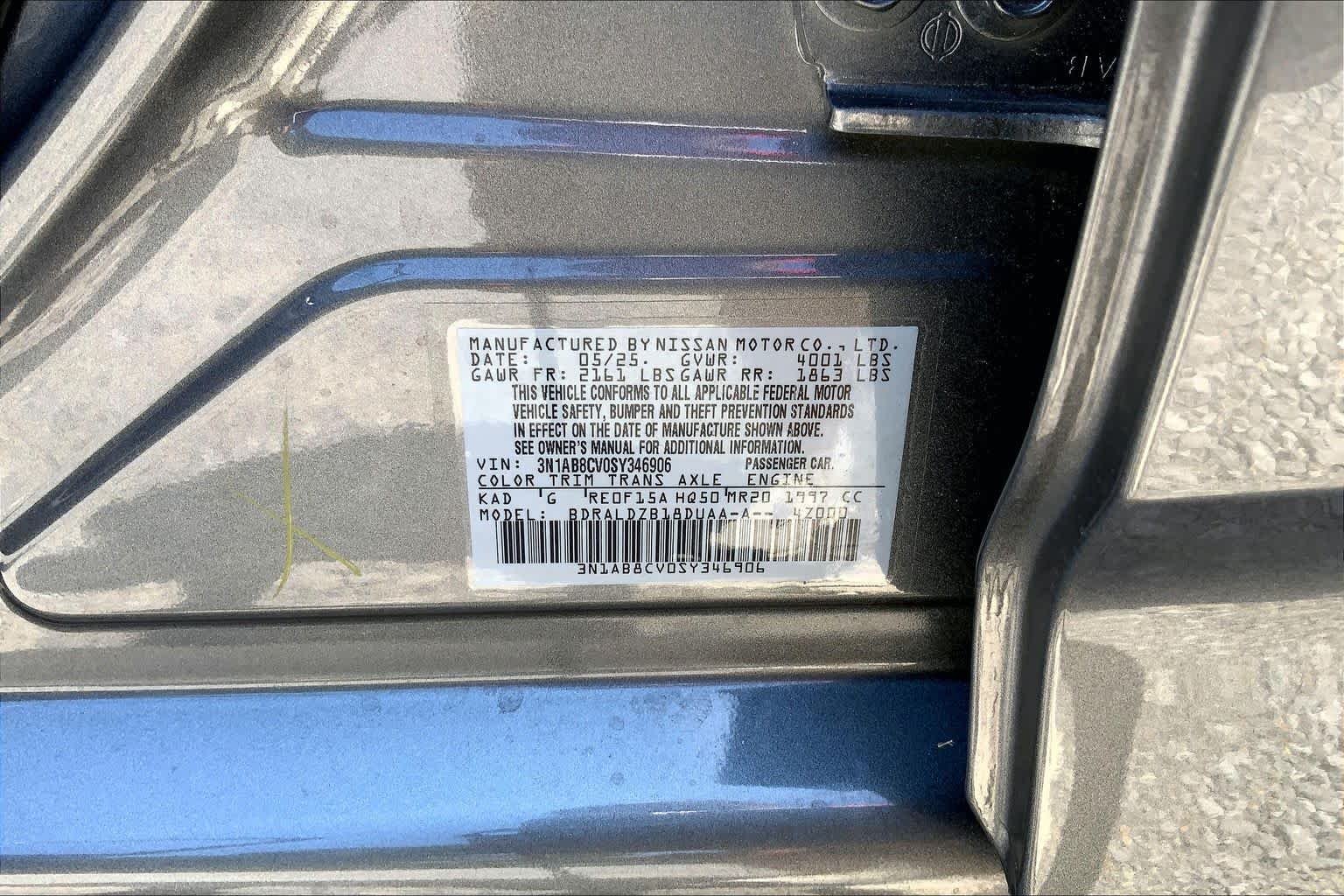 Used 2025 Gun Metallic Nissan SV image 34