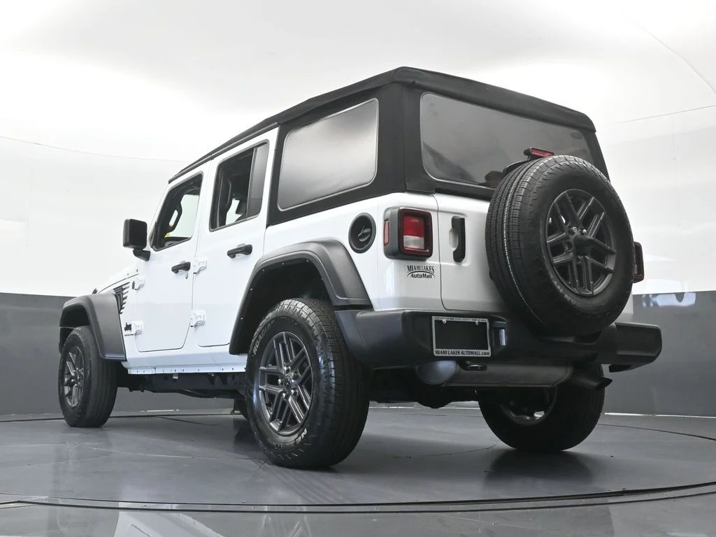 Used 2024 Bright White Clearcoat Jeep Sport S image 53
