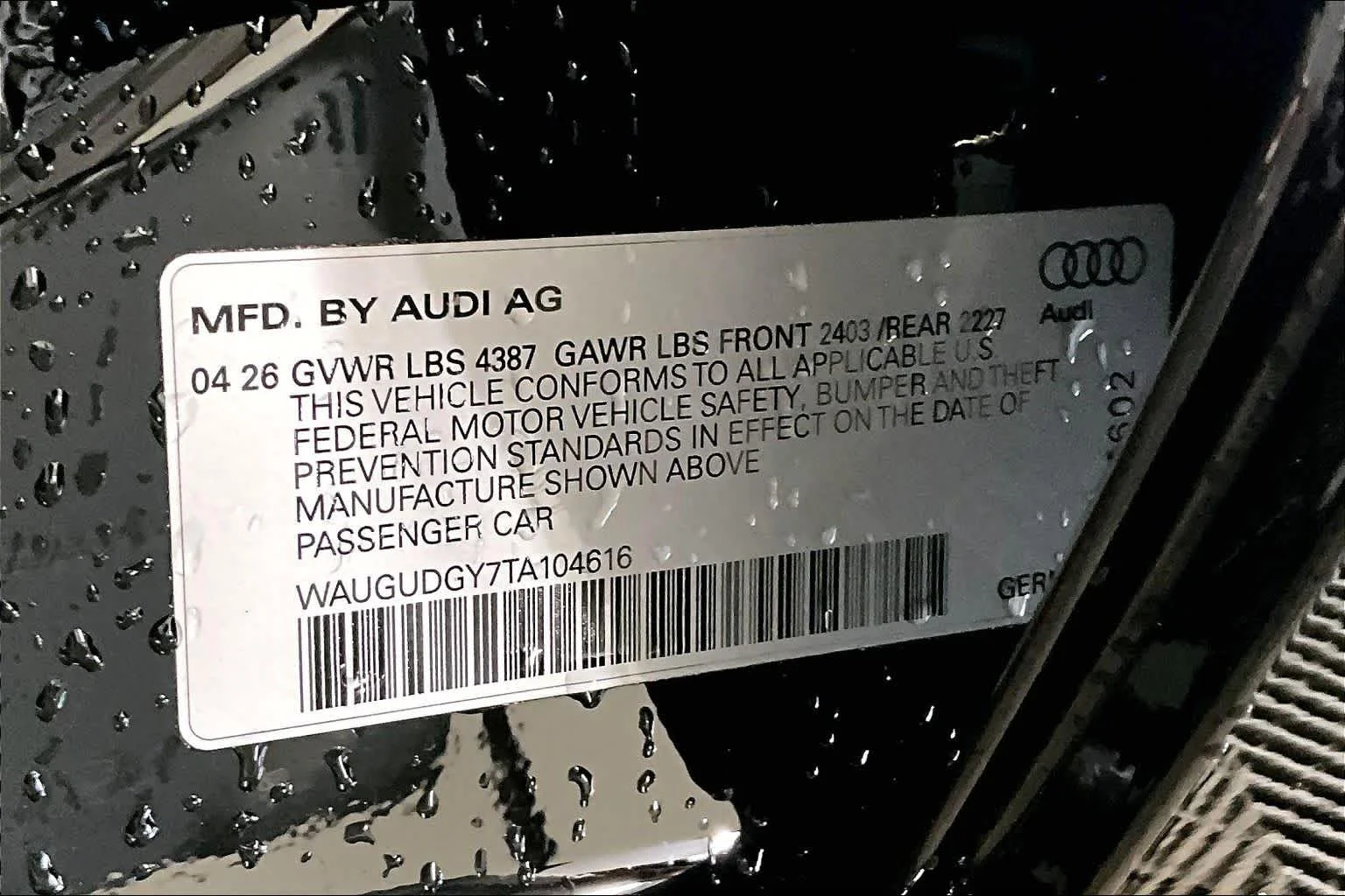 New 2026 Brilliant Black Audi  image 18
