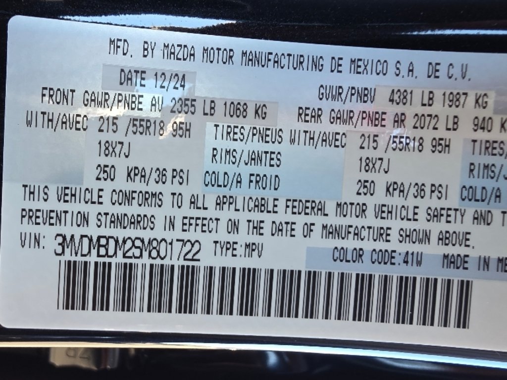 Certified Used 2025 Jet Black Mica Mazda 2.5 S Premium Package image 35