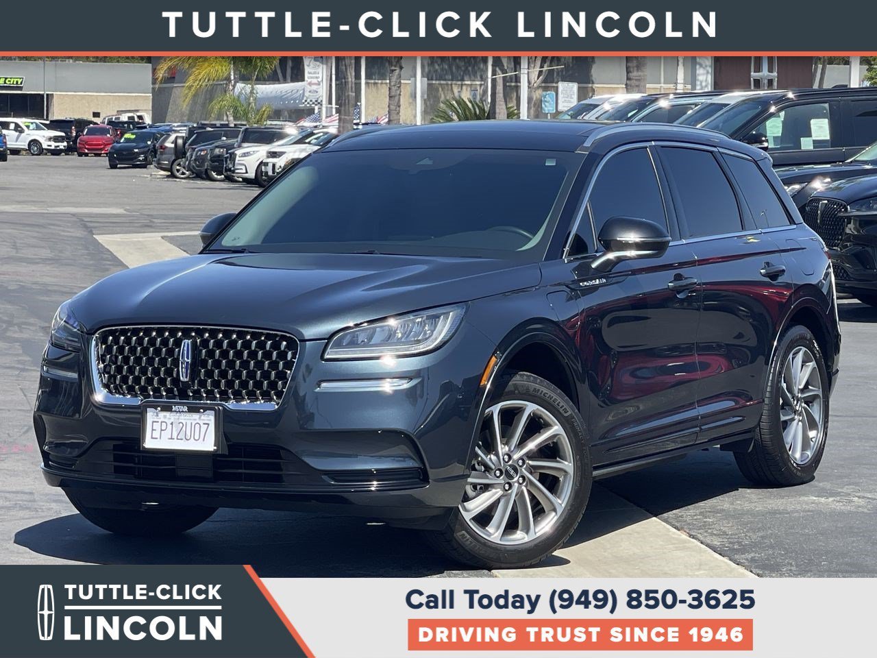 Certified Used 2022 Flight Blue Lincoln Grand Touring image 1
