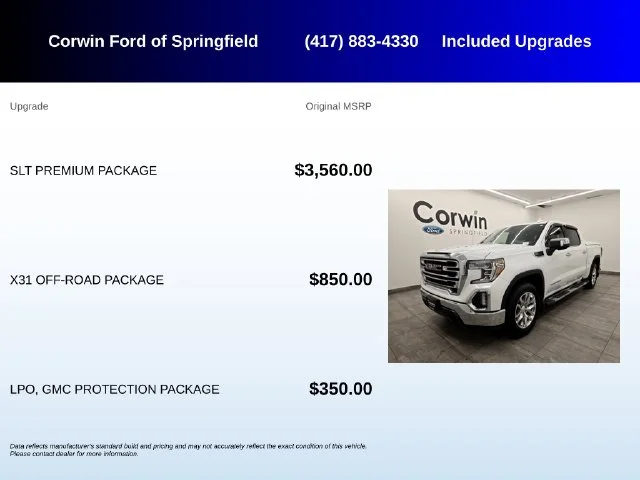 Used 2019 Summit White GMC SLT image 5