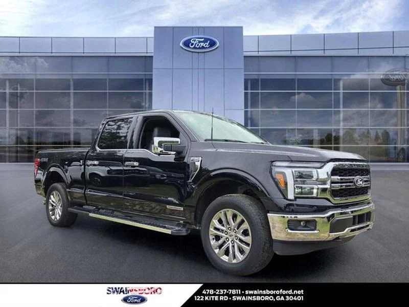 Used 2025 Agate Black Metallic Ford LARIAT image 1
