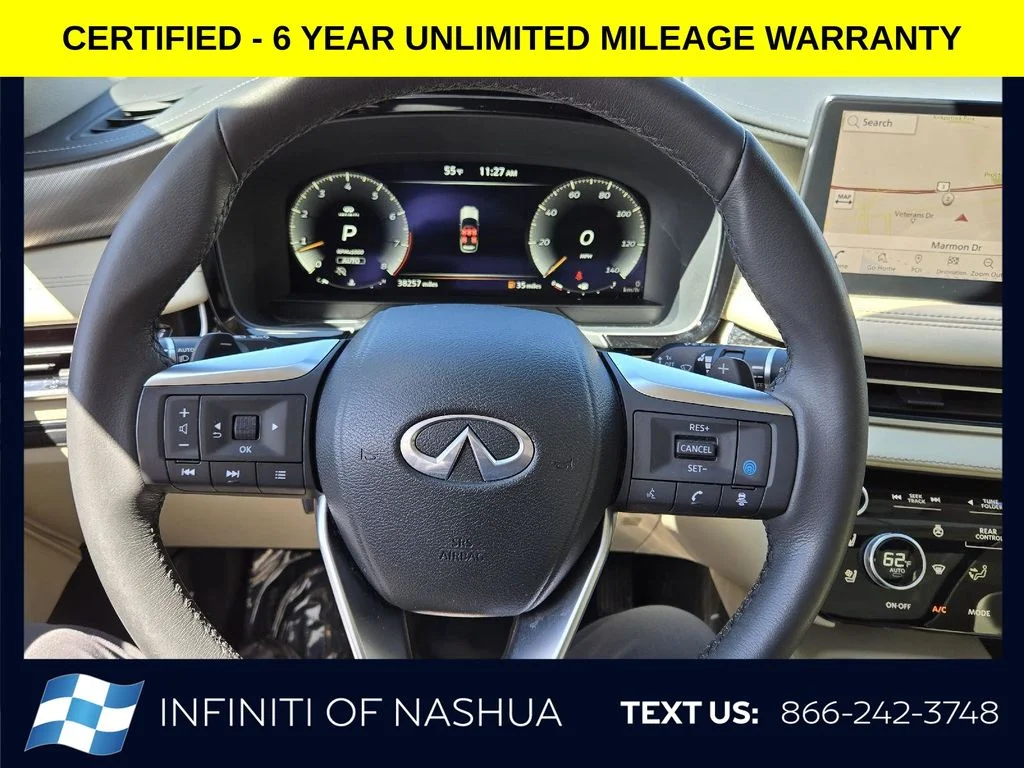 Certified Used 2023 Blue INFINITI LUXE image 26