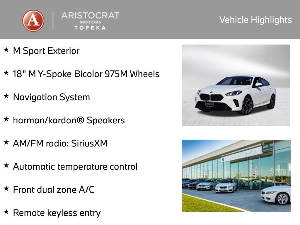 Used 2025 BMW 2 Series 228 with VIN WBA23GG03S7T03697 for sale in Kansas City