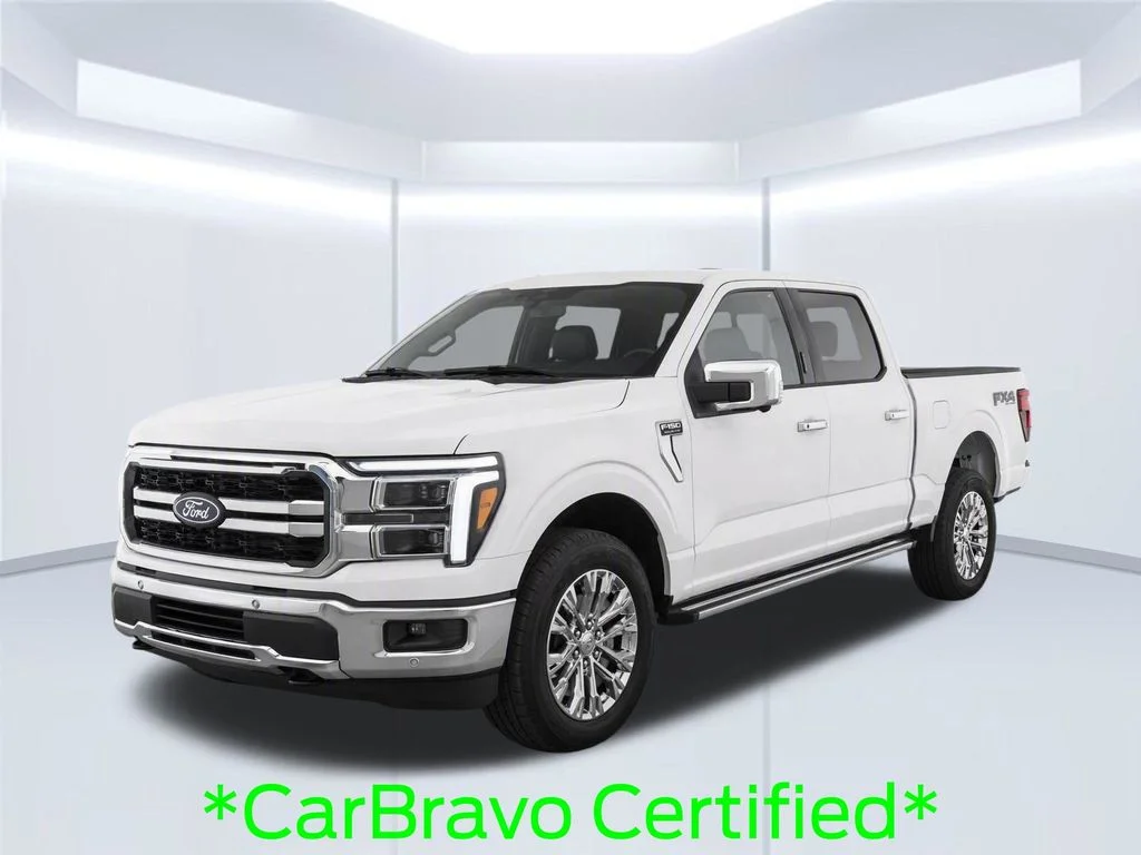 Certified Used 2025 White Ford Lariat image 2