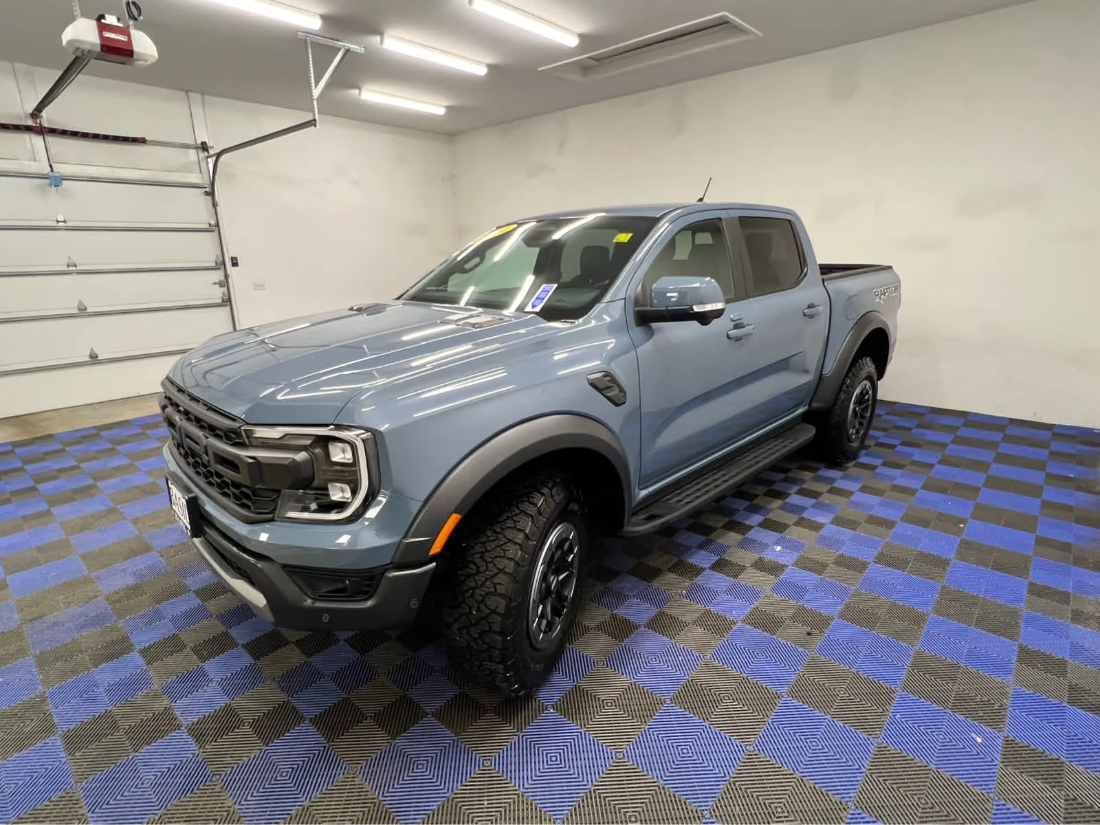 Used 2024 Azure Gray Metallic Tri-Coat Ford Raptor image 9