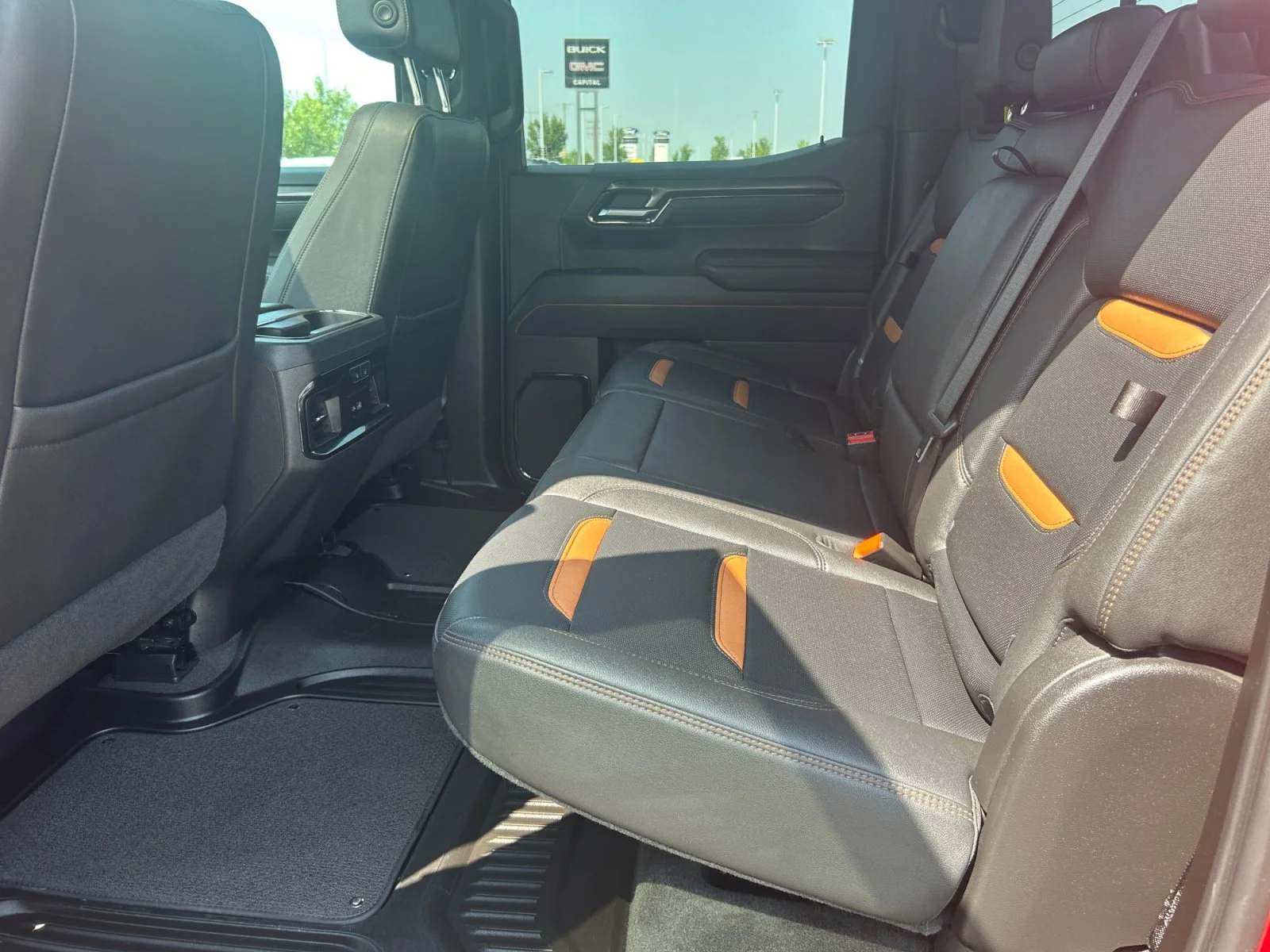 Used 2025 Red GMC AT4 Crew Cab 3.0L Diesel Leather Sunroof Navigation 4x4 image 19