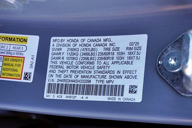 Used 2025 Gray Honda EX image 33
