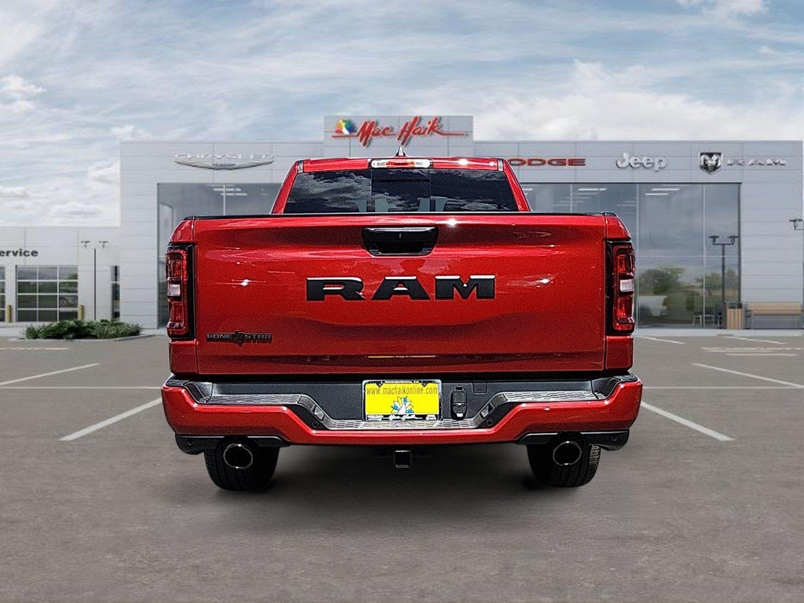 New 2026 Molten Red Pearl-Coat Exterior Paint RAM Lone Star image 4