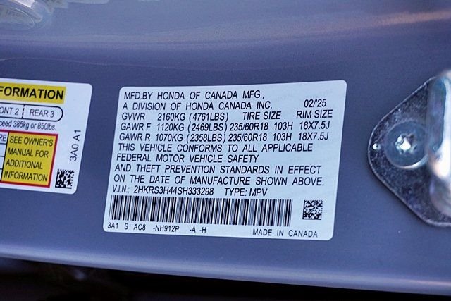 Used 2025 Gray Honda EX image 33