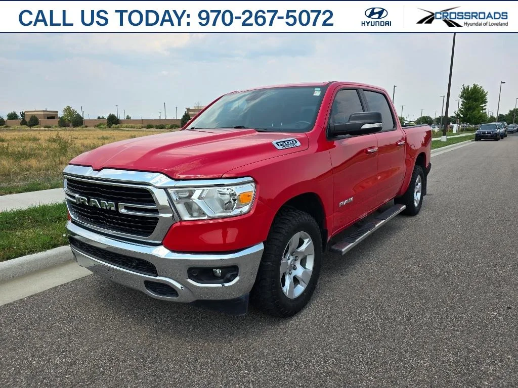 Used 2020 Flame Red Clearcoat Ram Big Horn image 1