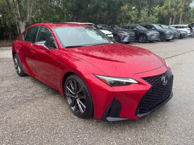 Certified Used 2025 Infra-Red Lexus IS 350 F SPORT Design image 1