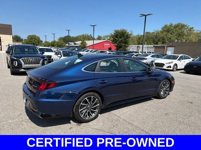 Certified Used 2021 Blue Hyundai Limited image 24
