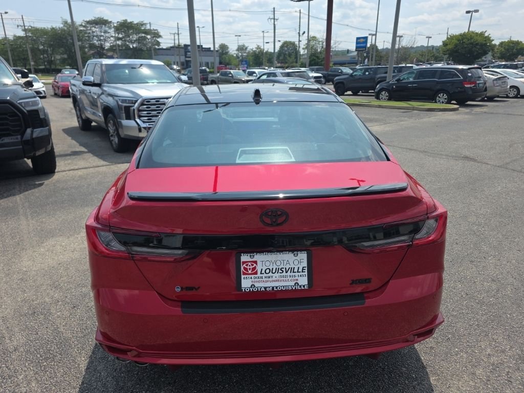 New 2026 Supersonic Red with Midnight Black Metallic roof Toyota XSE image 6