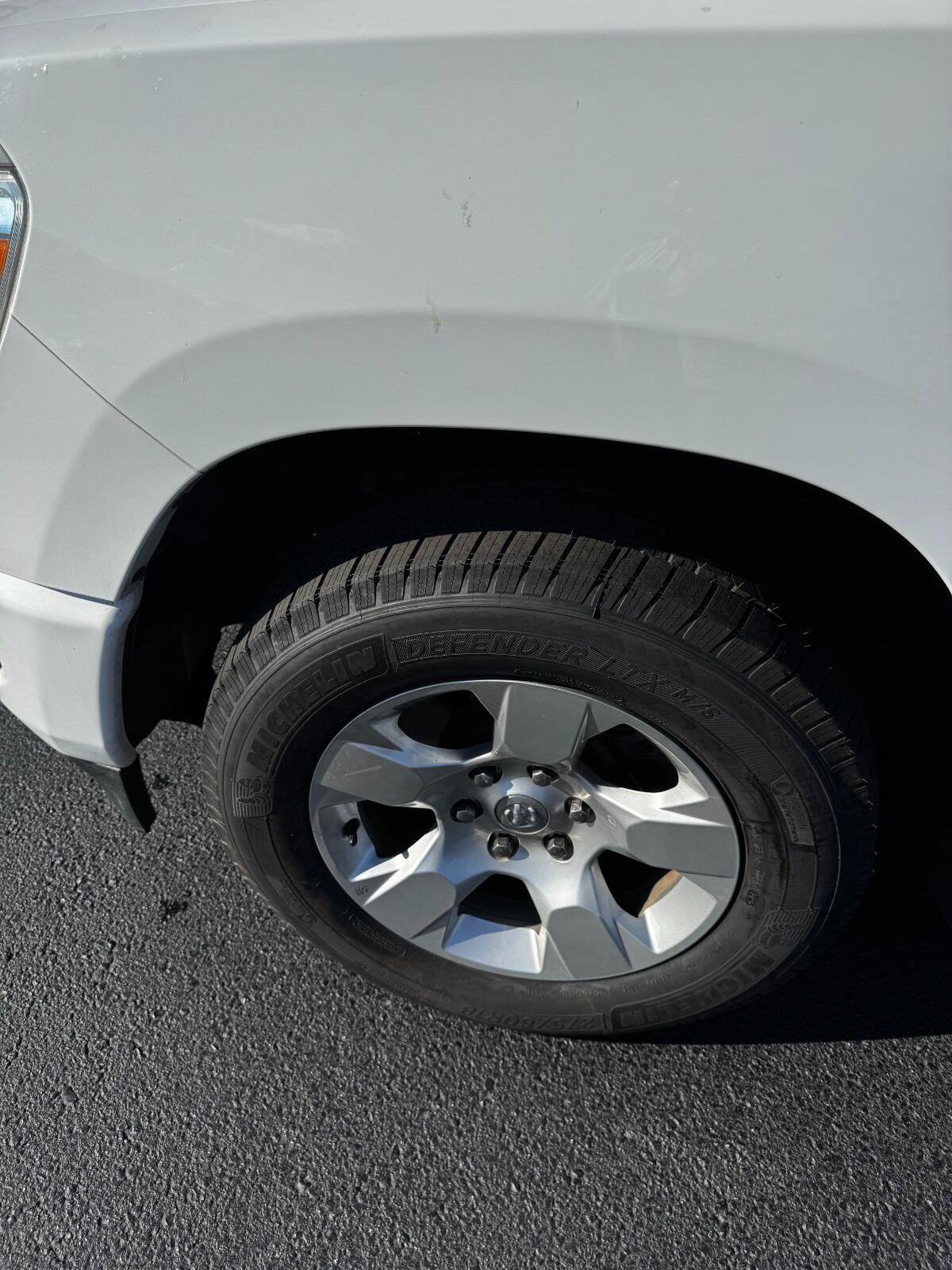 Used 2023 Bright White Clearcoat Ram Lone Star image 8