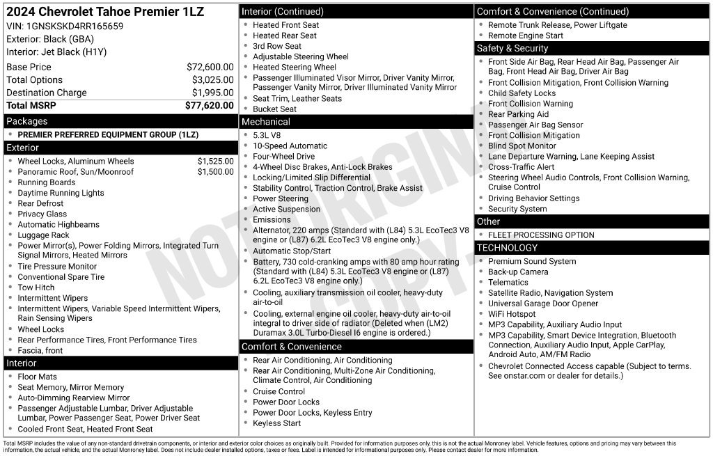 Used 2024 Black Chevrolet Premier image 6