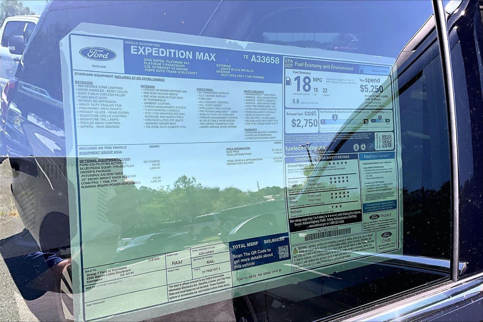 New 2026 Agate Black Metallic Ford MAX Platinum® image 17