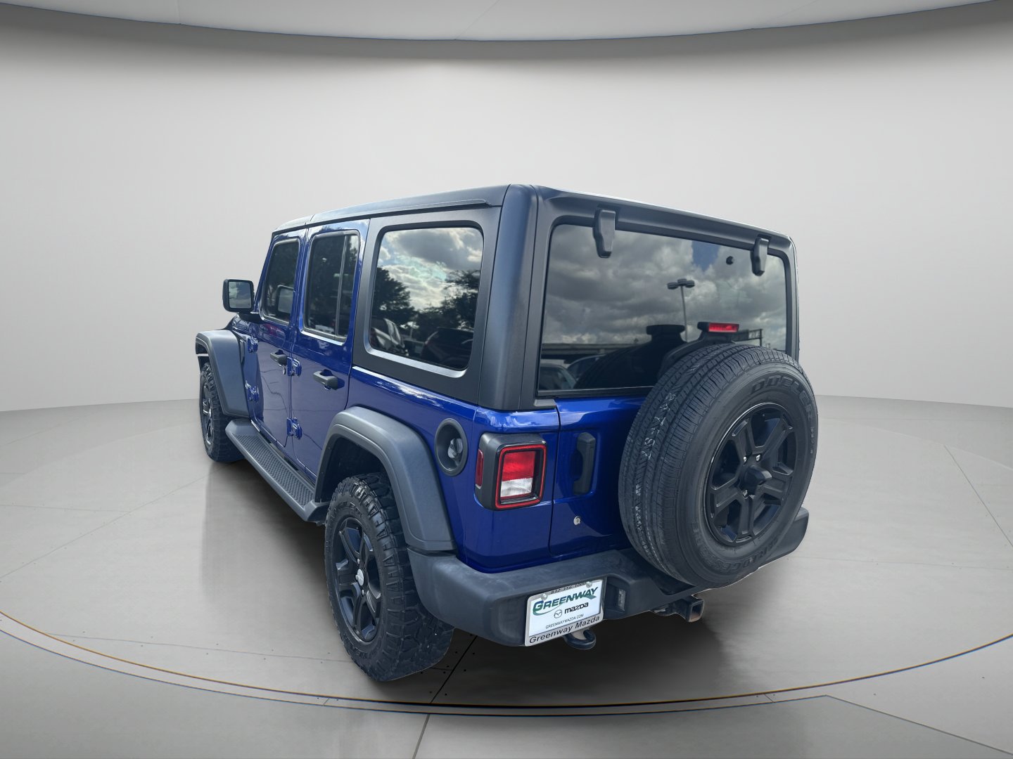 Used 2018 Ocean Blue Metallic Clearcoat Jeep Unlimited Sport S image 5