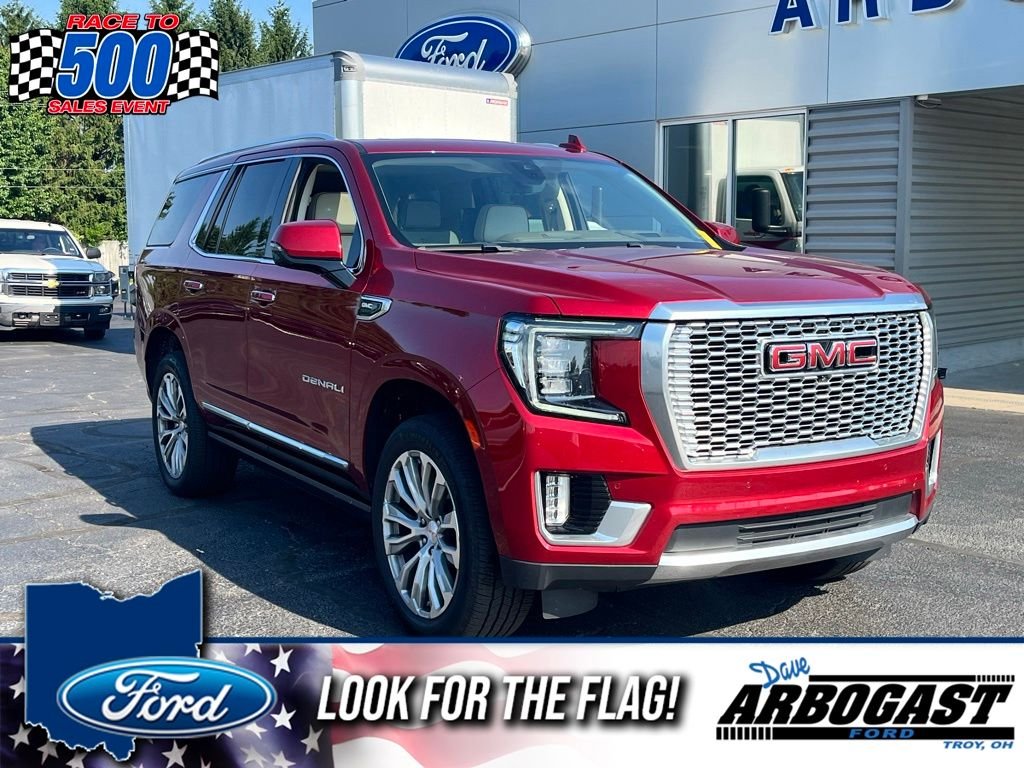 Used 2021 Red GMC Denali image 1