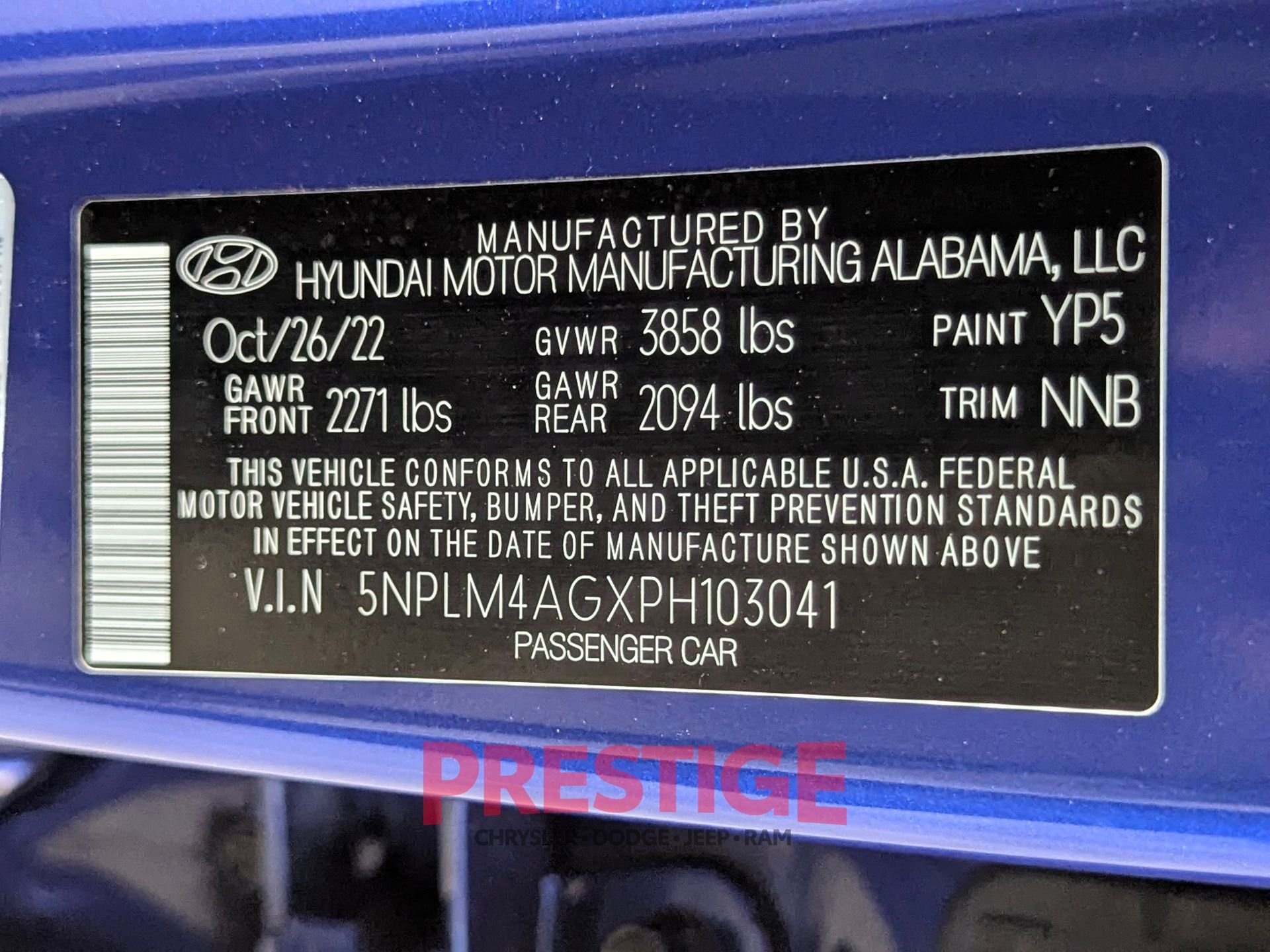 Used 2023 Blue Hyundai SEL image 28