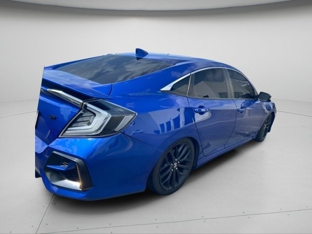 Used 2020 Aegean Blue Metallic Honda Si image 8