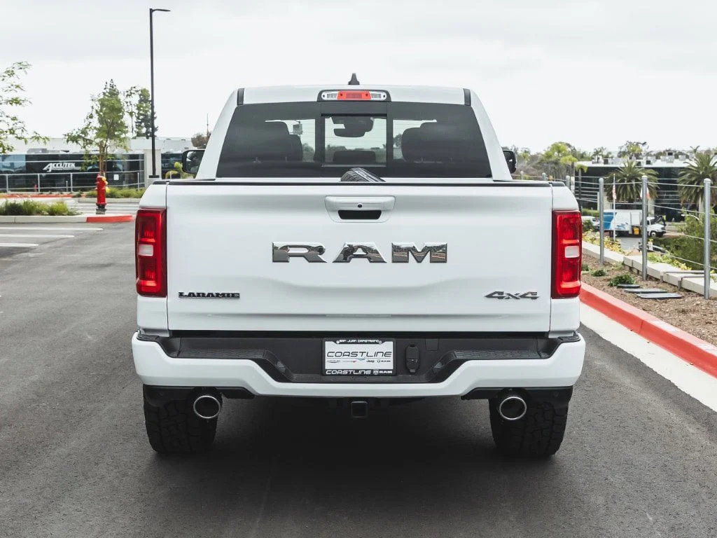 New 2026 Bright White Clear-Coat Exterior Paint RAM Laramie image 10