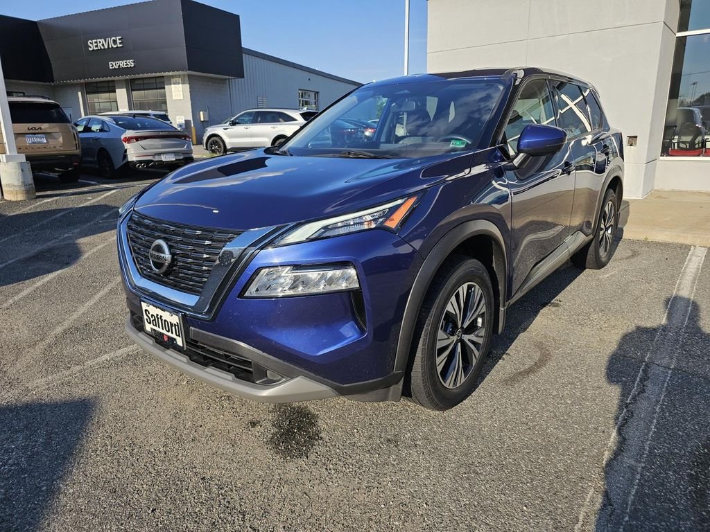 Used 2021 Blue Nissan SV image 1