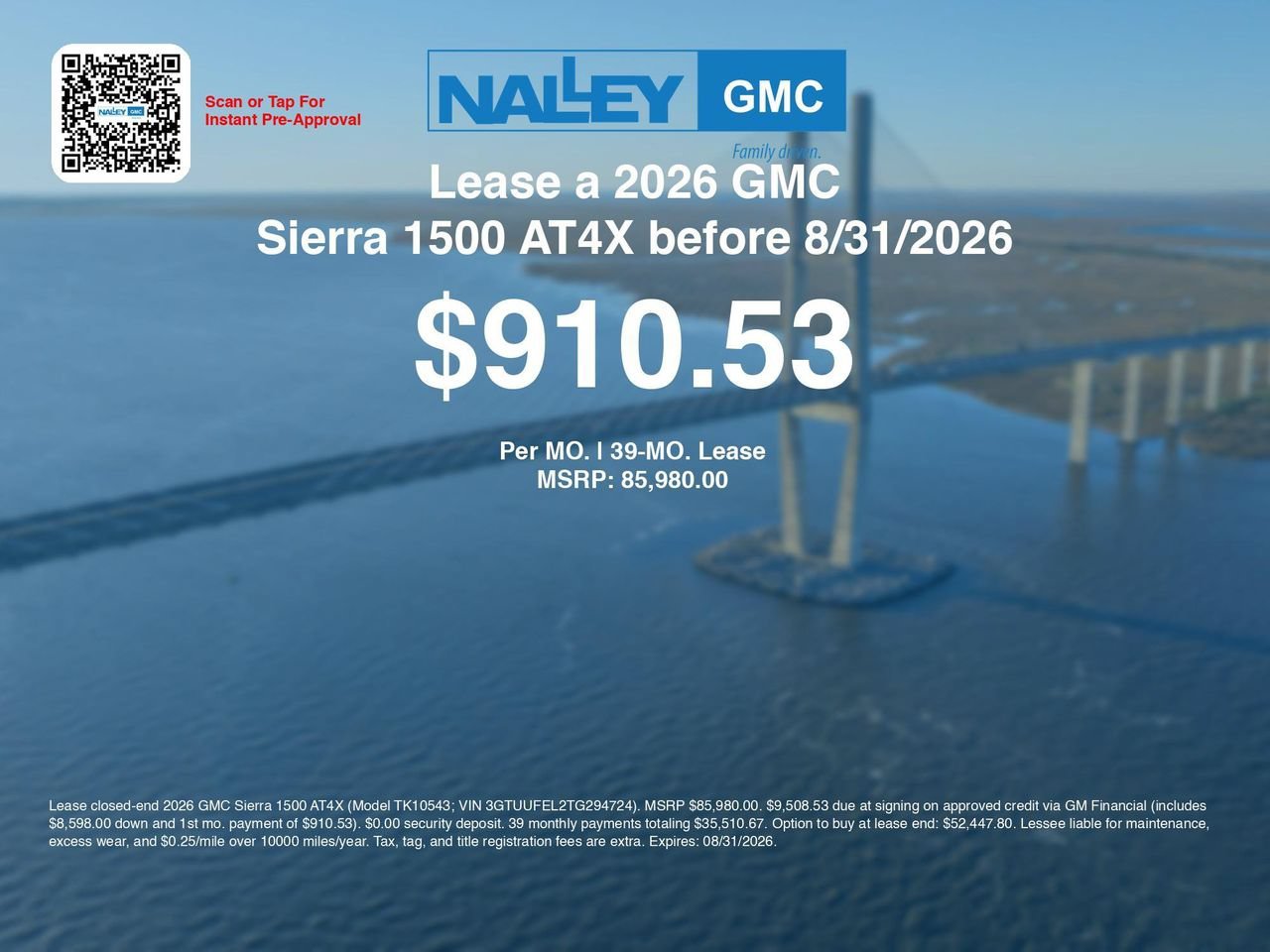 New 2026 Sterling Metallic GMC AT4X image 3