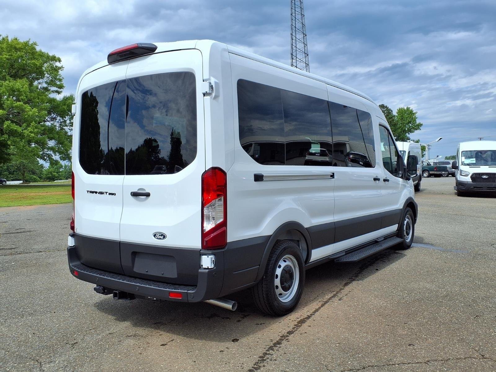 New 2026 Oxford White Ford Passenger Van XL image 2