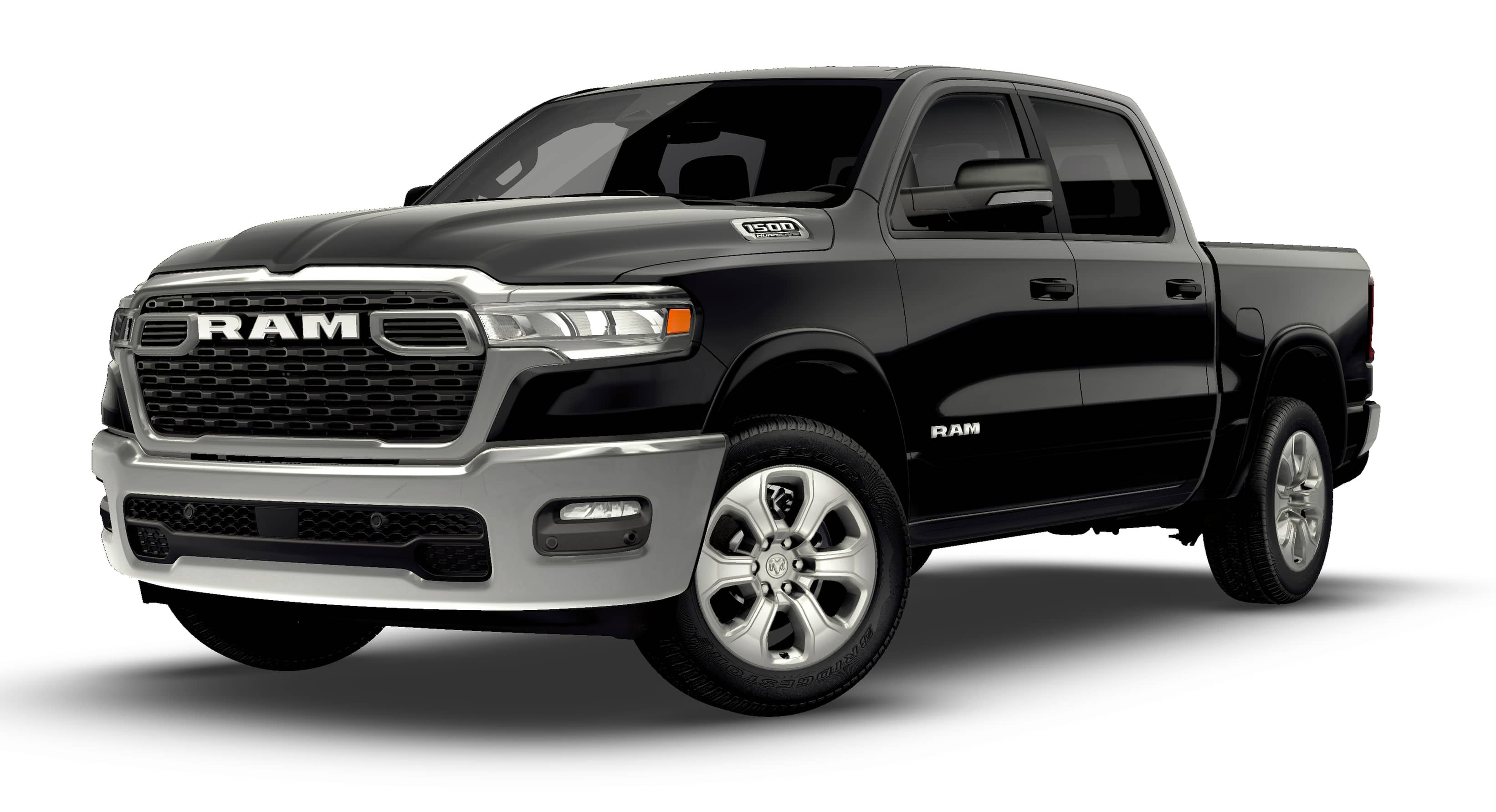 New 2026 Diamond Black Crystal Pearl-Coat Exterior Paint Ram BIG HORN image 13