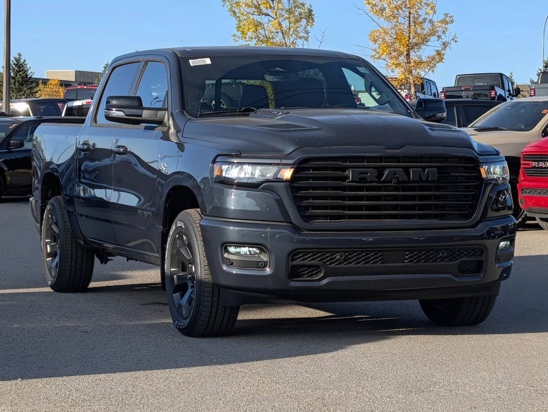 New 2026 Blue RAM Sport - - HEMI V8 - 20 Wheels - Sport Hood - Uconnect 5 NAV - LED Lights & More! image 2