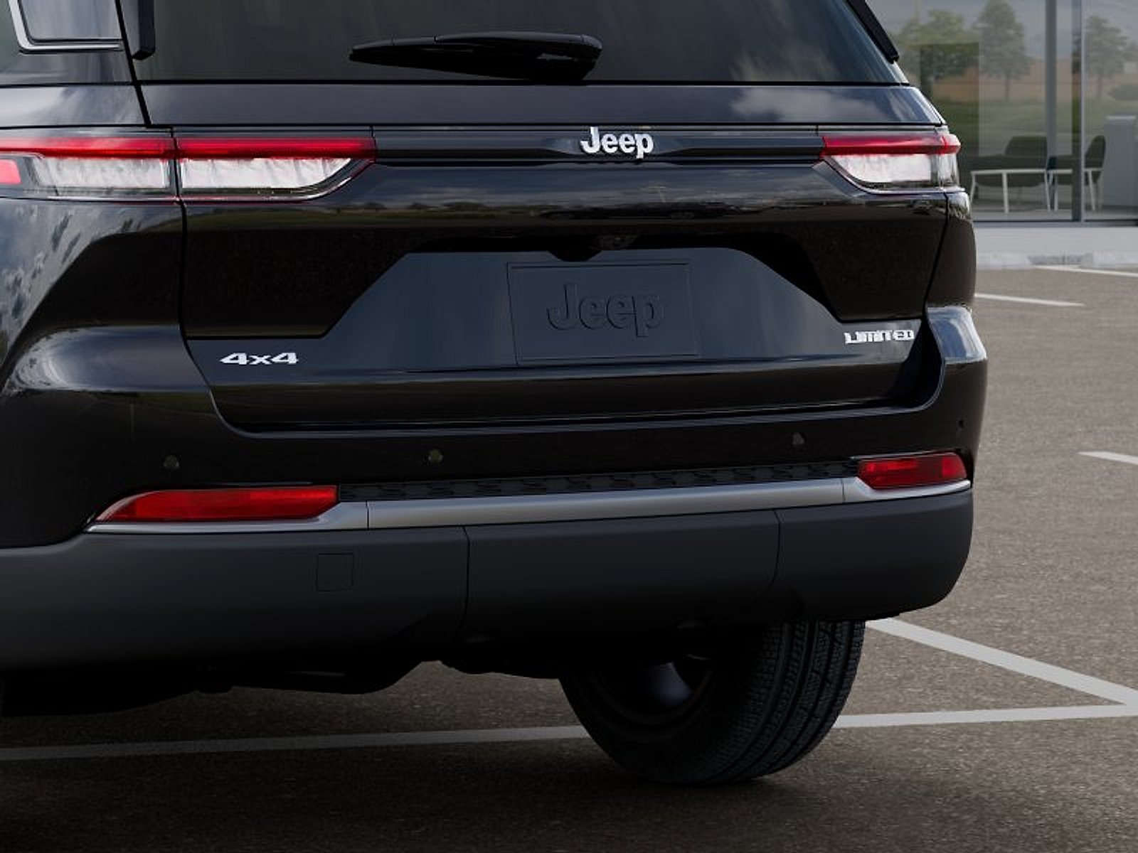 New 2026 Diamond Black Crystal Pearl-Coat Exterior Paint Jeep Limited 4x4 image 14