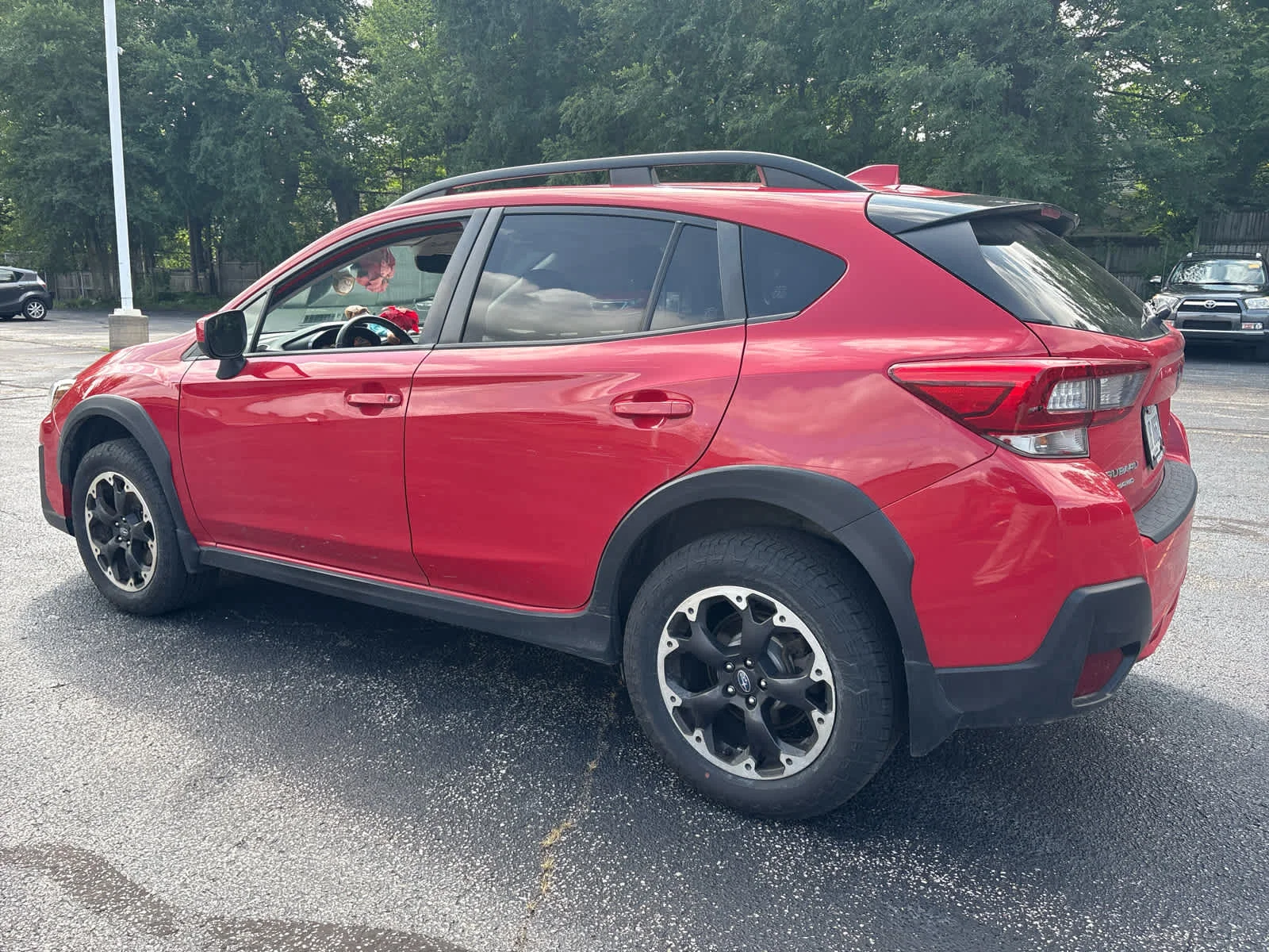 Used 2022 Pure Red Subaru Premium image 5