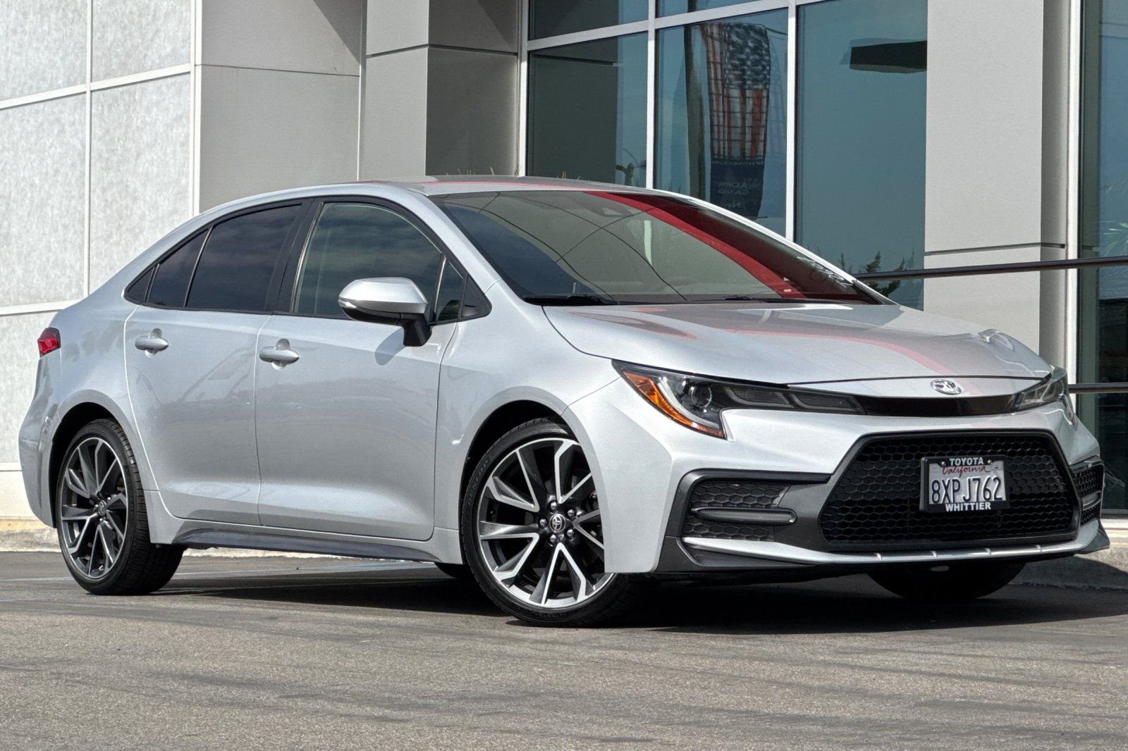 Certified 2020 Toyota Corolla SE with VIN JTDS4RCE5LJ002950 for sale in Whittier, CA