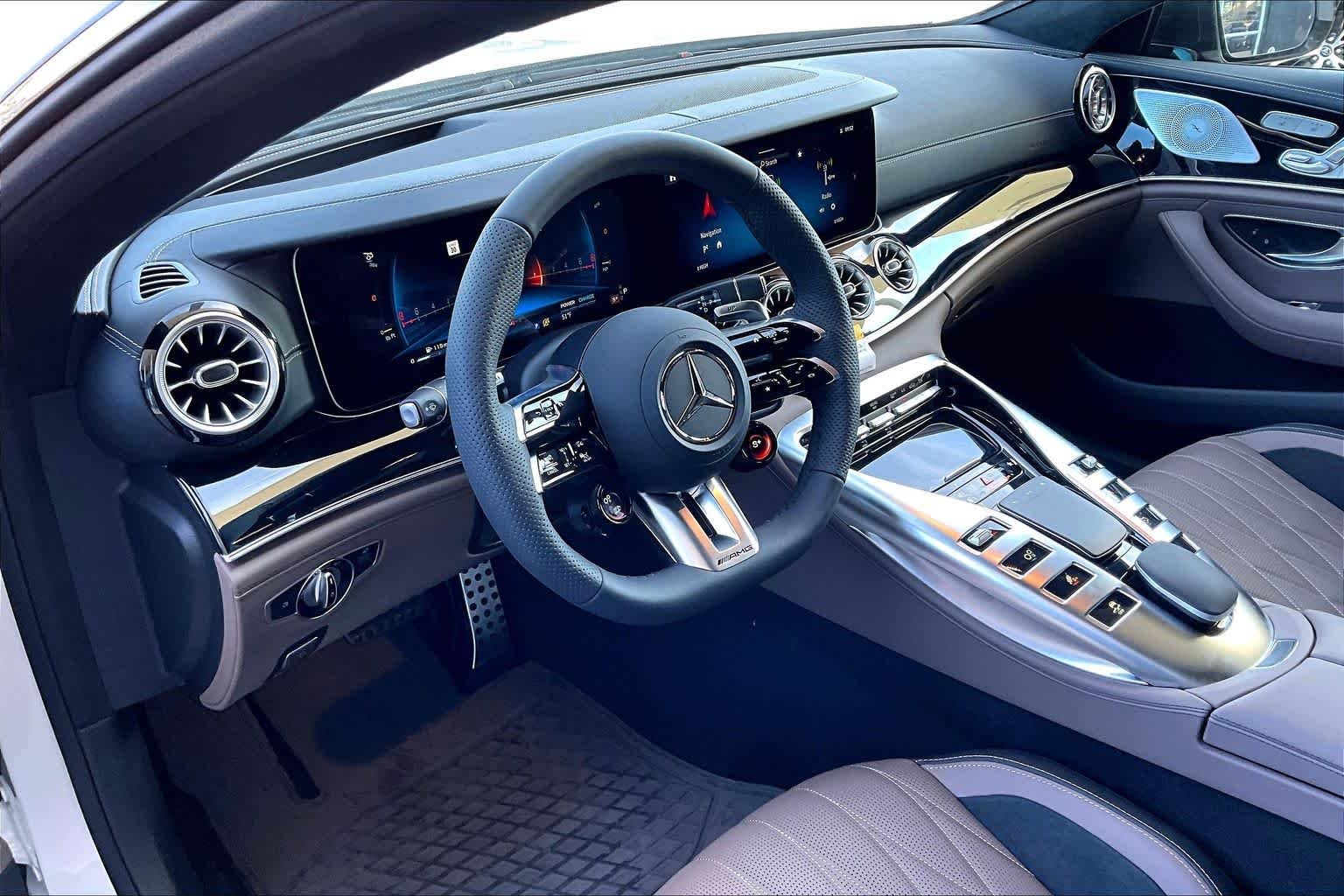 New 2026 MANUFAKTUR Moonlight White Metallic Mercedes-Benz AMG® GT 53 image 8