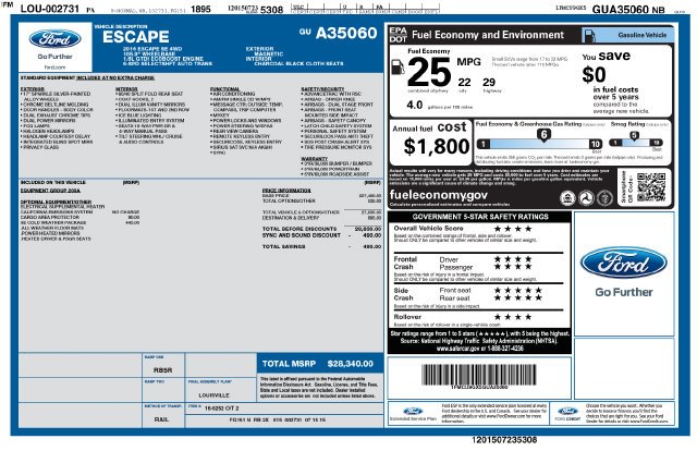 Used 2016 Gray Ford SE image 28