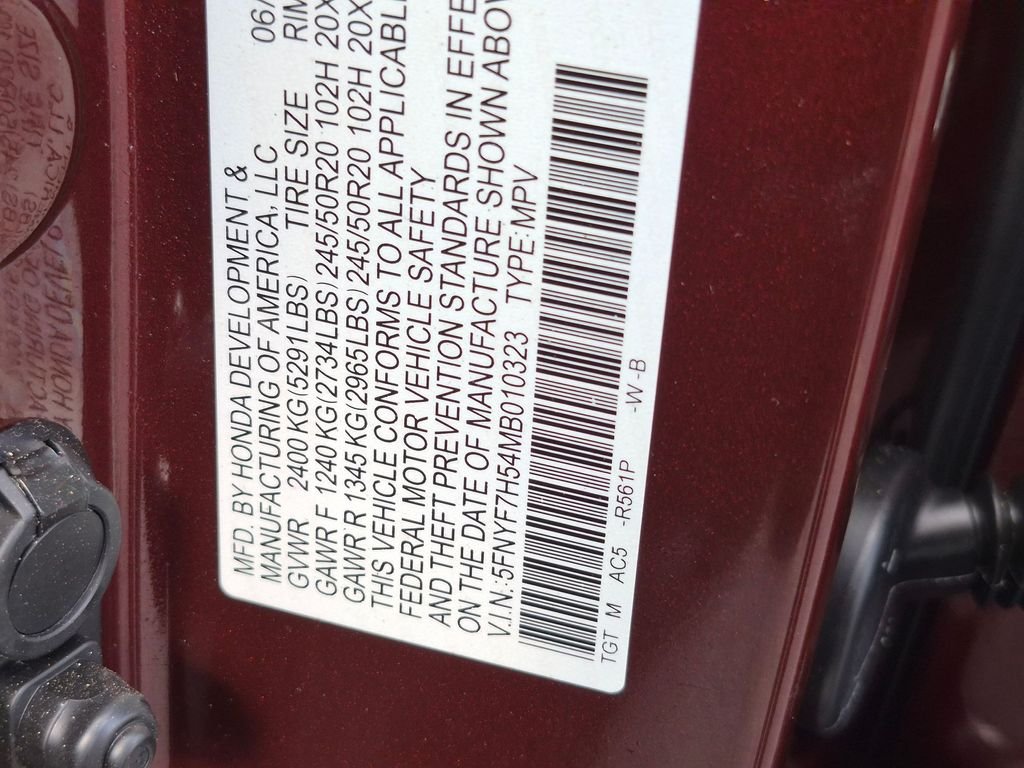 Used 2021 Red Honda EX-L image 32