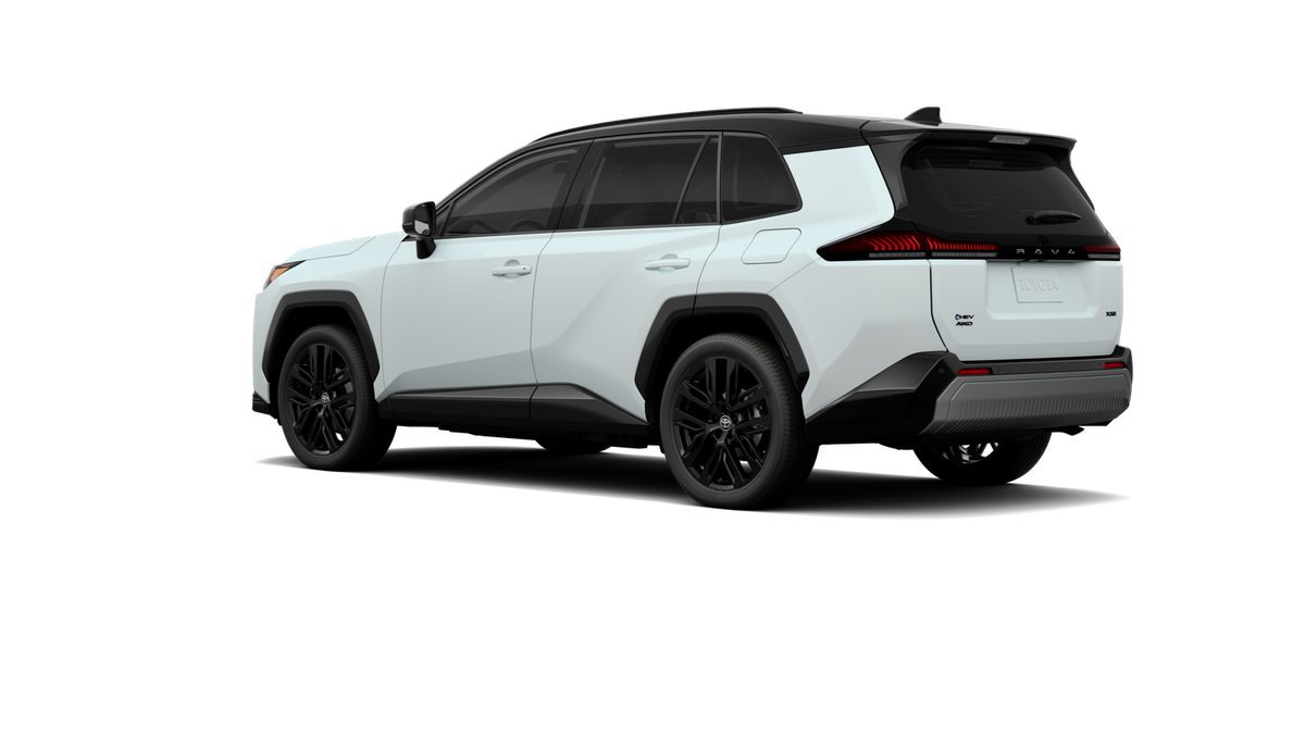 New 2026 Wind Chill Pearl with Midnight Black Metallic roof Toyota XSE image 6