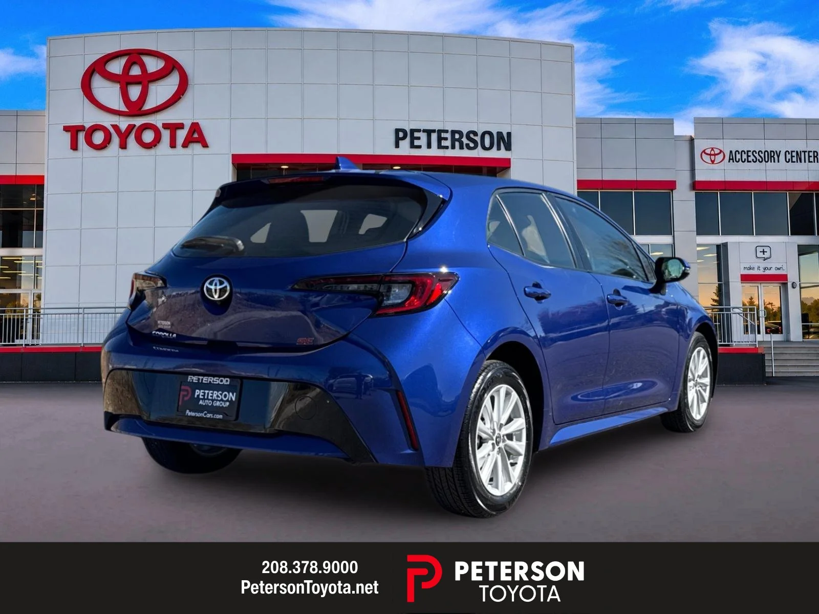 Used 2023 Blue Toyota SE image 3