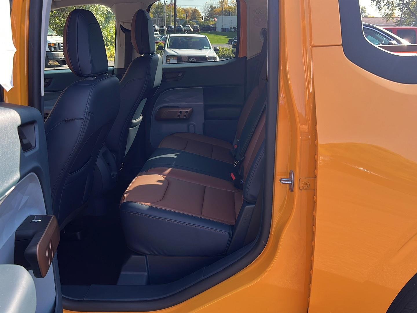 Used 2023 Cyber Orange Metallic Tri-Coat Ford LARIAT image 20