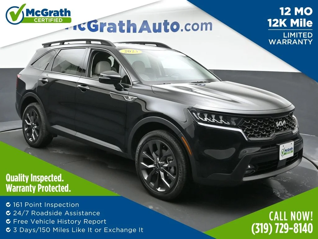 Used 2023 Black Kia X-Line EX image 1