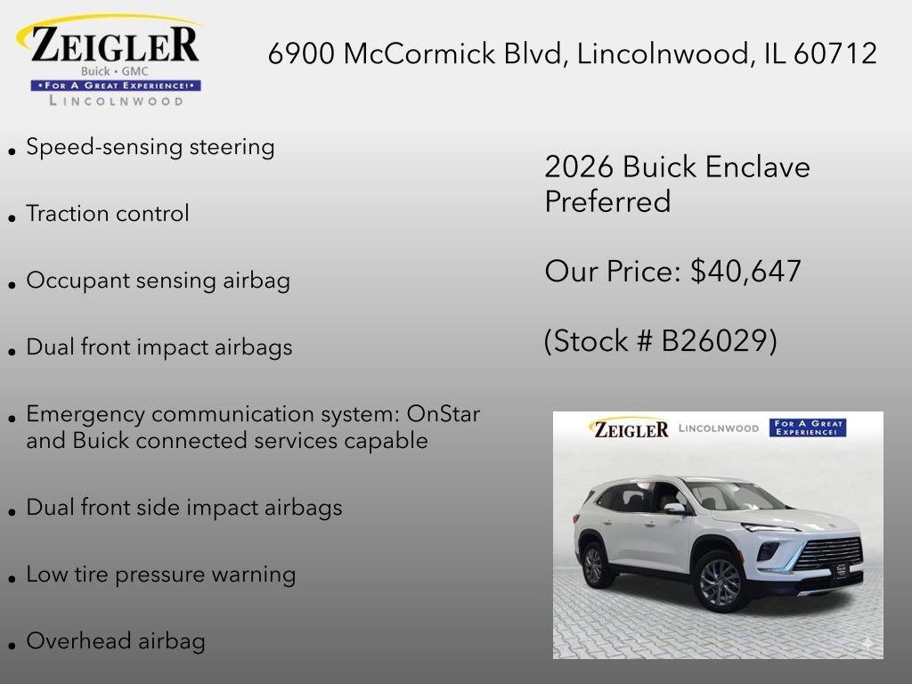 2026 Buick Enclave Preferred - Photo 24