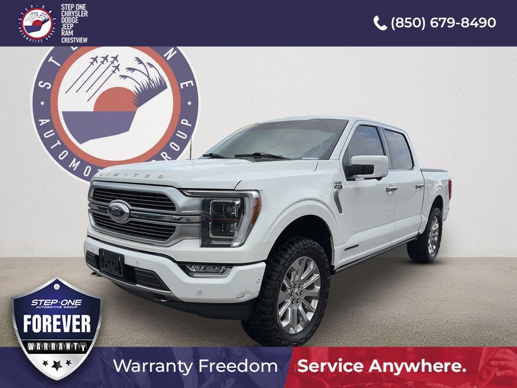Used 2023 White Ford Limited image 1