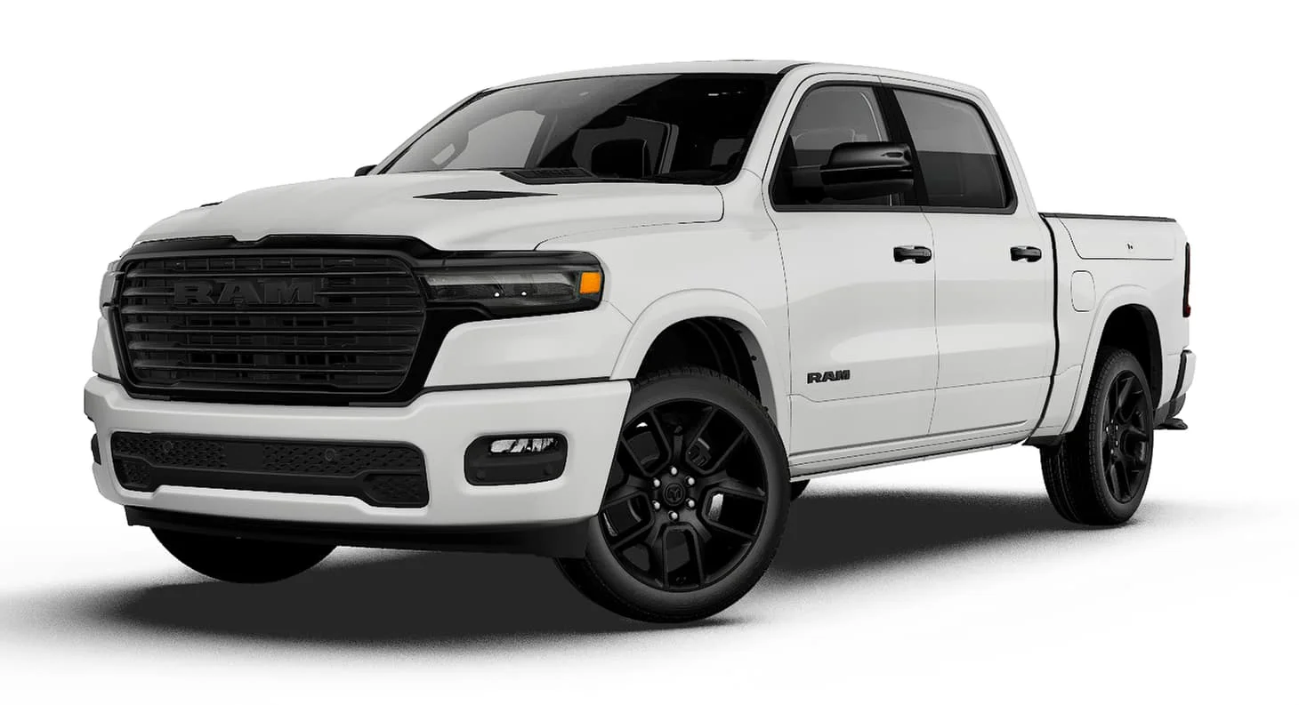 New 2027 Bright White Clear-Coat Exterior Paint RAM Laramie image 13