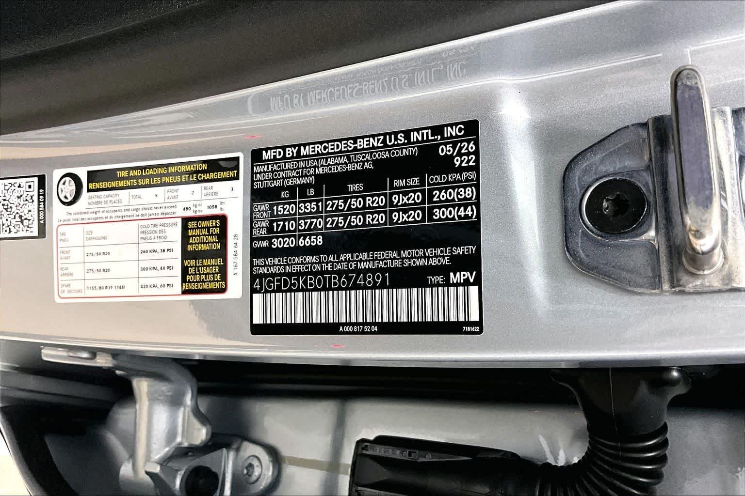 New 2026 Cirrus Silver Metallic Mercedes-Benz GLE 450 image 21