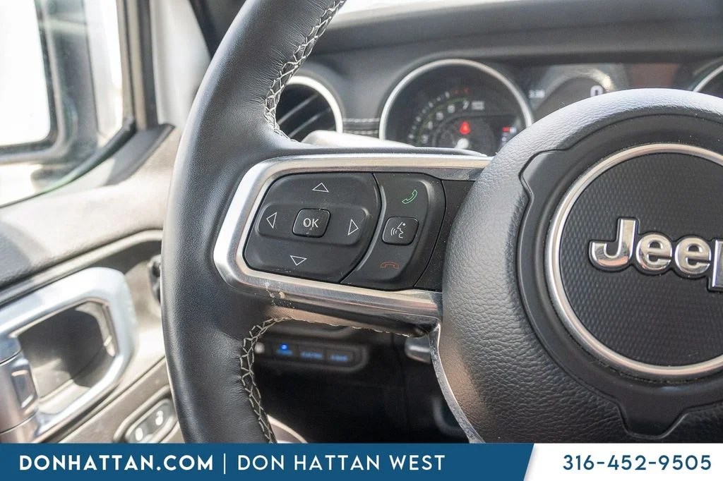 Used 2023 White Jeep Sahara 4xe image 12