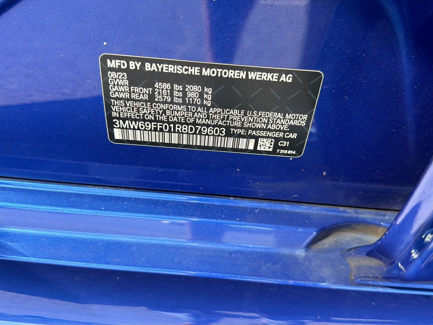 Used 2024 Portimao Blue Metallic BMW 330i image 42